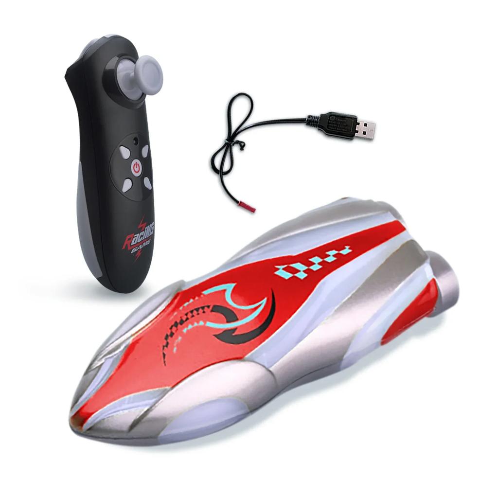 Mini Remote Controlled Boat Rc Stunt Boats 360 Degree Radio Remote Controlled Ship with Led Light Pool Water Toy Pool Toys Boys