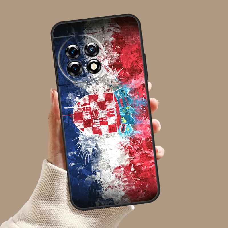 Croatia Flag Case For OnePlus Nord CE 5 2 3 4 Lite N20 N30 OnePlus 15 13 12 11 9 10 Pro 13R 10T 13T Cover