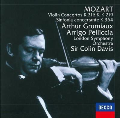 CD GRUMIAUX (ARTHUR) - Mozart: Violinkonzert Nr.. 3 & 5  UCCD50080 Japan ObiKlassisch Gebraucht