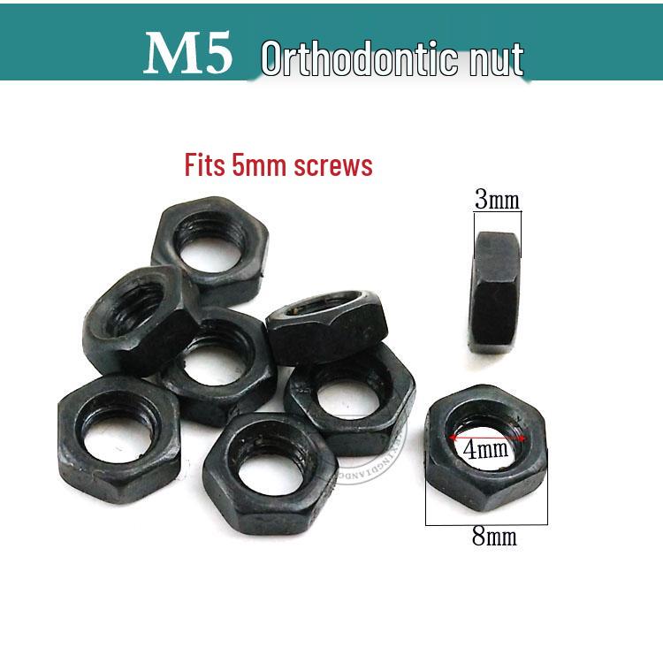 Electric Chainsaw Hex Nut and Screw Cap Set with Aluminum Pressure Plate