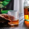 1/2/4/6pcs Vertical Pattern Cup Creative Japanese Glass Wine Juice Drink Coffee Handmade Clear Drinkware Shot Glasses Whiskey