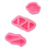 Ice Cream Silicone Fondant Molds Easy Demoulding 3D Ice Cream Mould for Birthday Decoration DIY Kitchen Baking