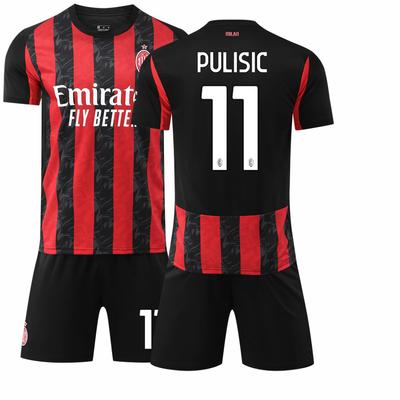 2025-26 AC Milan Home Jersey #10 Leão #14 Modrić Football Jerseys