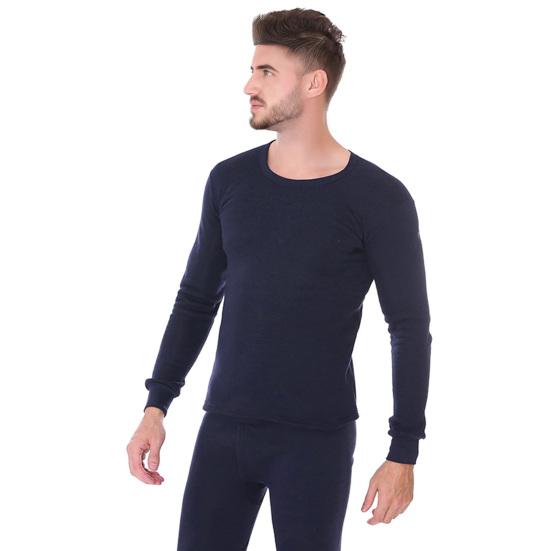 Lenjerie termică pentru bărbați Călduroasă căptușită cu fleece Set maiou și pantaloni lungi Set strat de bază casual pentru vreme rece