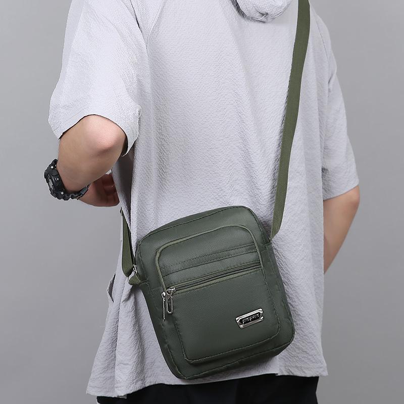 Men's Small Bag Shoulder Bags Trendy Diagonal Backpack Chest Bags Light Boy Mini Casual Bag Mobile Phone Waist Pack