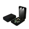 LED Light Jewelry Gift Box for Engagement Rings, Bracelets, Bangles, and Necklaces