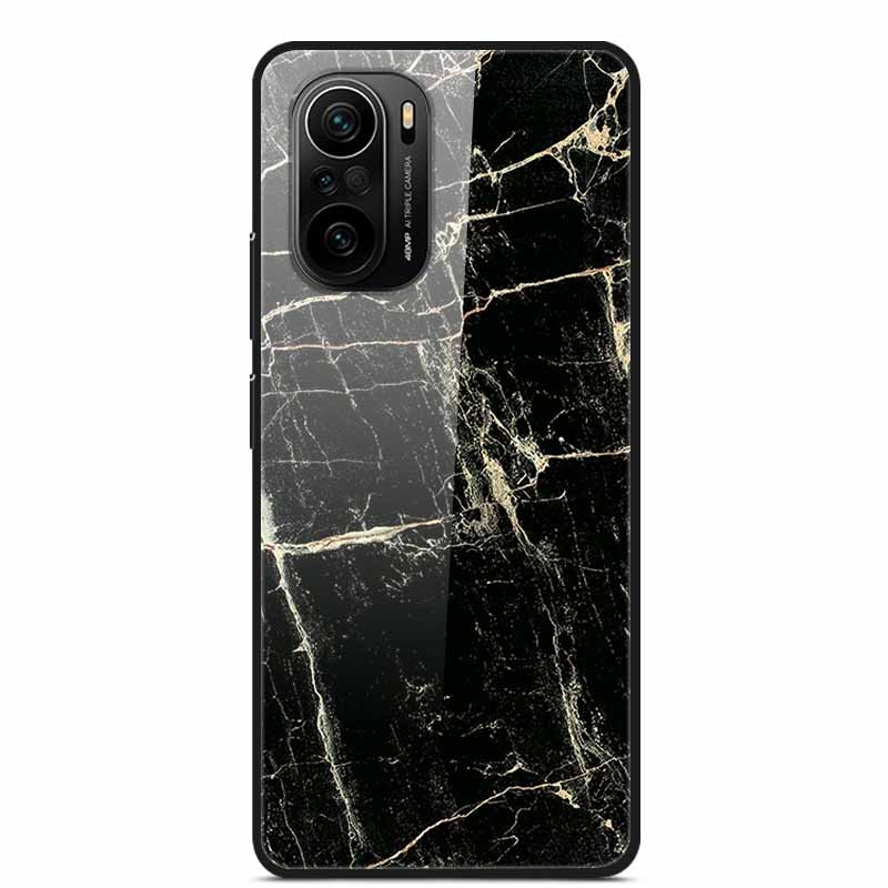 For Xiaomi Poco F3 Case Tempered Glass Hard PC Phone Back Cover For Xiaomi POCO F3 5G Cases Shells PocoF3 F 3 2021 6.67'' Coque