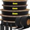 4:1 Gaine Thermorétractable Noire Tube Thermorétractable Manchon pour Câbles Enrouleurs de Câbles Filaire Couvertures Protectrices Gaines Thermorétractables Industrielles