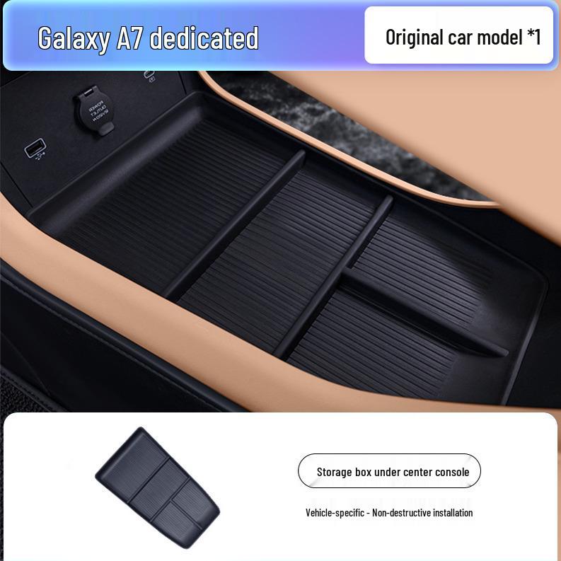 Galaxy A7 Center Console Armrest Storage Box for Car Interior Modification