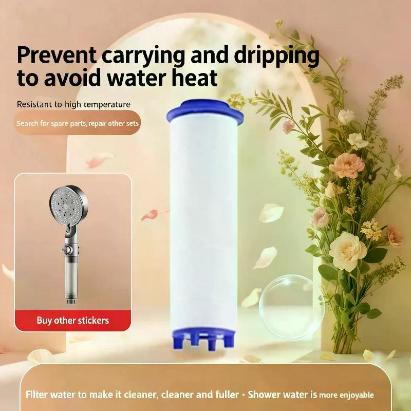 Universal Shower Filter Increases Water Pressure Removes Impurities For Standard Shower Heads Water Purification Cartridge