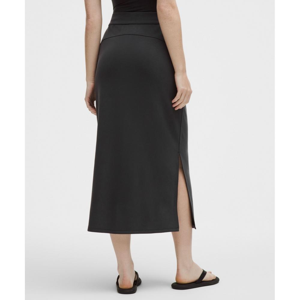 Lullulemon Softstreme Pull-On High-Rise Maxi Skirt Blk