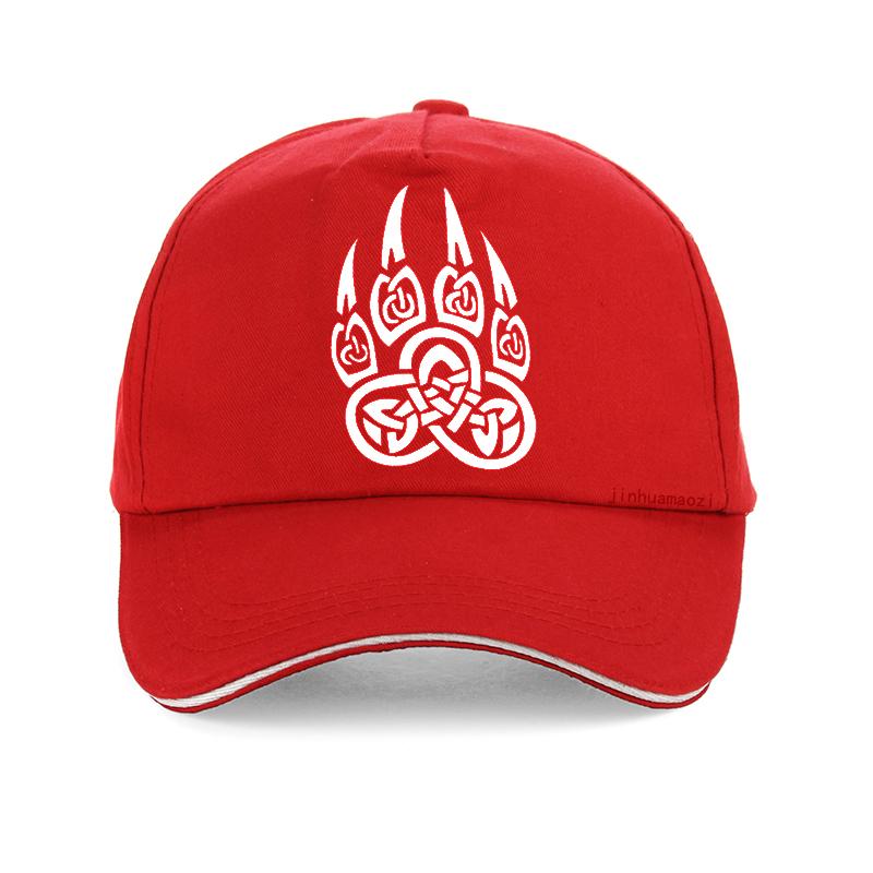 Amuleto Vikingo Eslavo Dios Símbolo Protección Veles Pata de Oso Con Gorra de la Suerte Hombres Mujeres Marca Gorra de Béisbol Vikinga Gorra Hombre Snapback