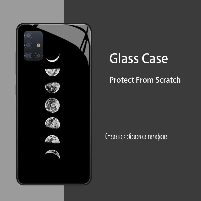 Case For Samsung Galaxy A51 Cases Tempered Glass Case For Samsung Galaxy A31 A71 Bumper A 51 71 Hard Silicone Cover Coque Fundas
