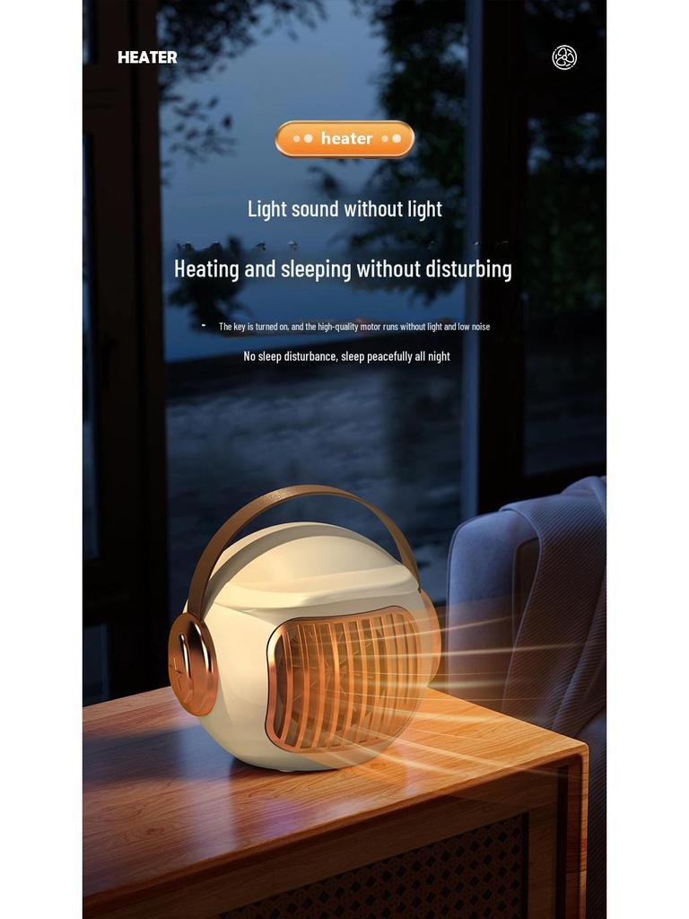Compact Energy-Saving Electric Heater: Fast-Heating Indoor Fan for Efficient Warmth.