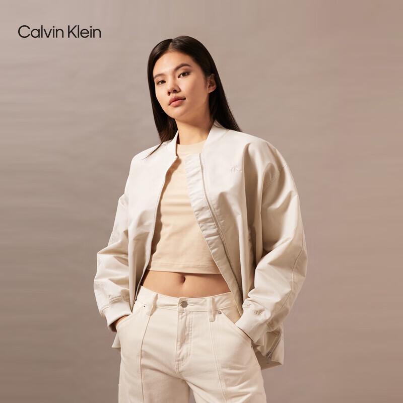

Calvin Klein Jeans Women s Waterproof Side-Zip Baseball Jacket S