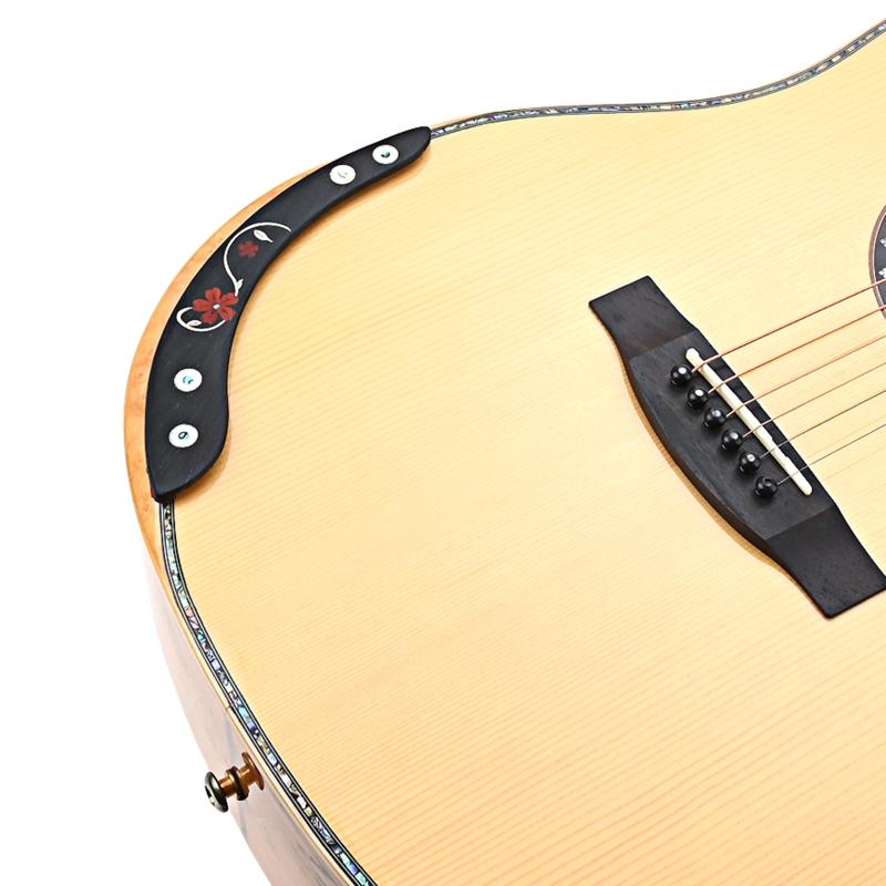 Acoustic Guitar Arm Rest Solid Wood Guitar Armrest Gauntlets for 39-41 inch Acoustic Guitar Replacement Parts Durable