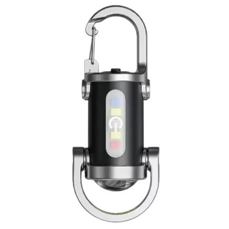 Mini USB Rechargeable LED Flashlight Keychain Portable Waterproof Camping Pocket Lamp Keyring Light Outdoor Gear