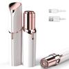 Facial Hair Removal for Women, Mini Hair Remover, Electric Razor Shaver Portable Bikini Epilator for Lips, Chin, Armpit, Peach