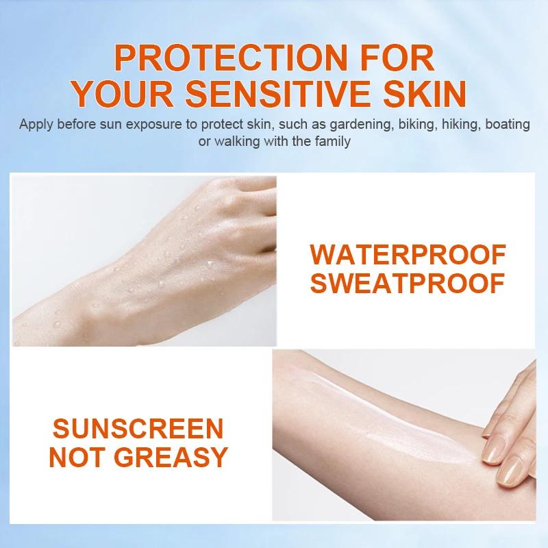 Crème solaire SPF 50, crème bloqueur solaire, Protection solaire, hydratante, pour le visage, le corps, soins de la peau, 50ml