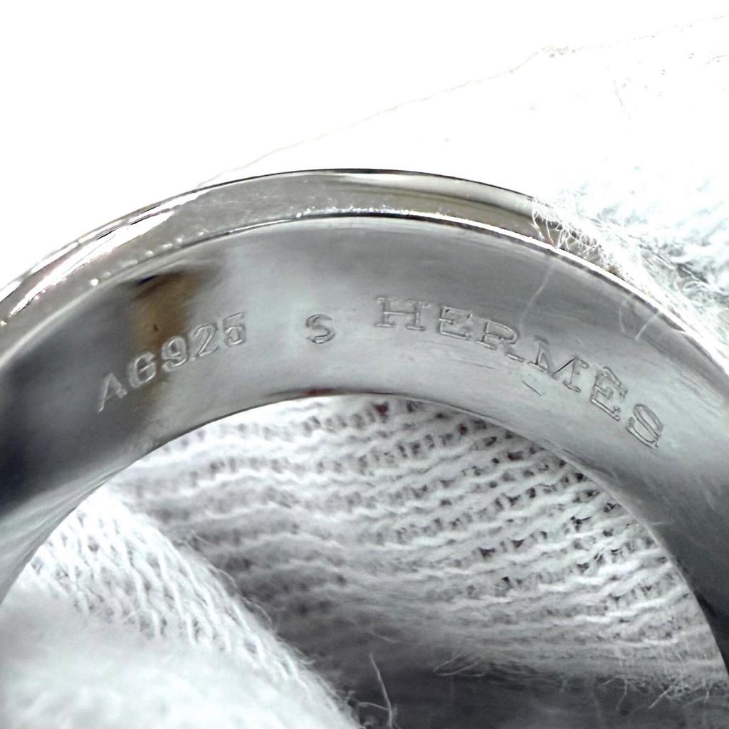 Great HERMES Ring Kelly ring Silver 925 Women 47 Used