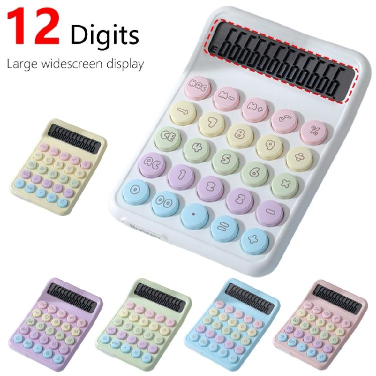 Fun and Functional 12Digit Calculator with Ergonomic Design Mechanical Keyboard Calculator for Accurate Input