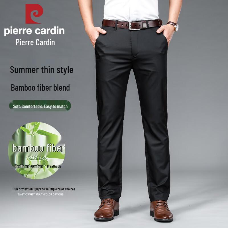 

Pierre Cardin Men s Summer Bamboo Fiber Casual Dress Pants 40