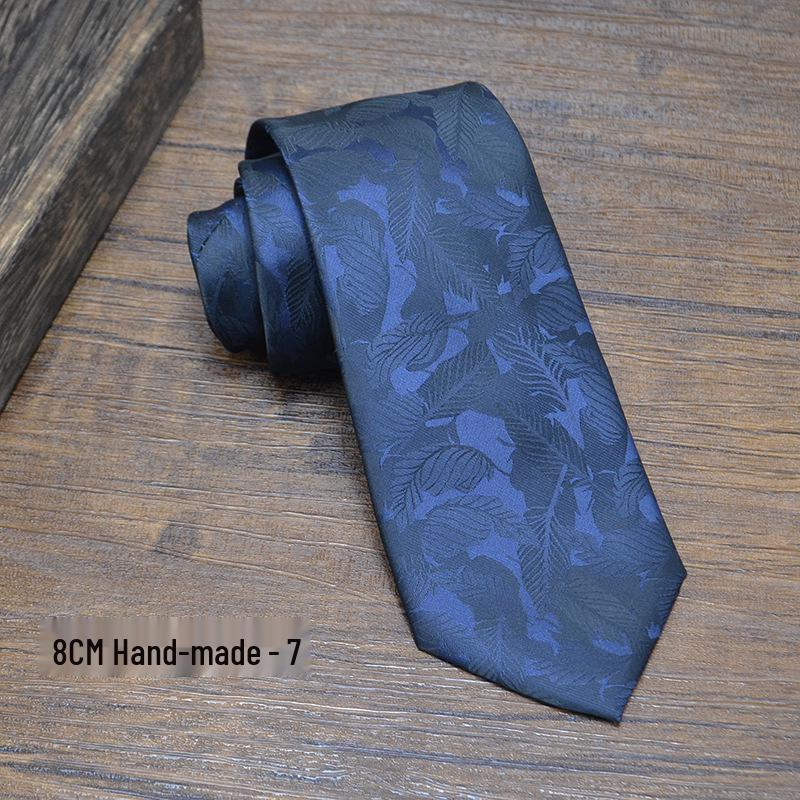 Men's Elegant Floral Pattern Tie: Fashionable Wedding & Banquet Accessory