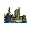 Shanghai Oriental Pearl Tower Metal Fridge Magnet - Creative Travel Souvenir and Decorative Sticker