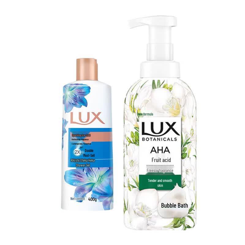 Набор: Гель для душа с ароматом фрезии Lux Freesia и Охлаждающее молочко для душа Ice Cool