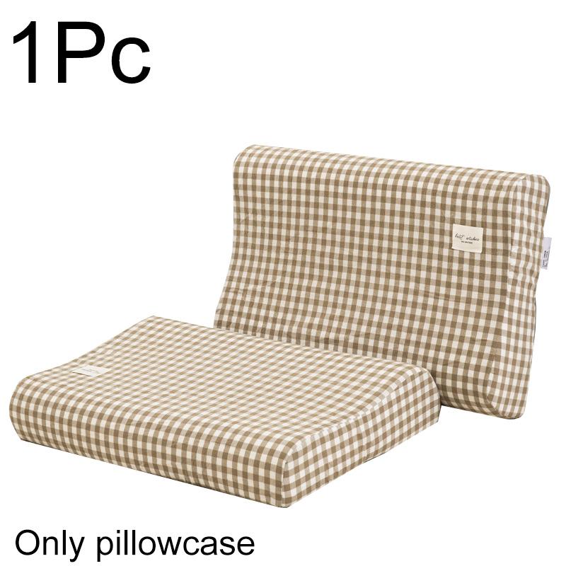 1 шт латексные наволочки мягкие твердые мягкие пены с эффектом памяти наволочка для подушки с эффектом памяти полосатая клетчатая наволочка хлопок 40x60 см наволочки 40x60cm 859₽