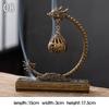Retro Räuchergefäß Hohllegierung Hängendes Räuchergefäß Haushalt Räucherstäbchen Ornament Lotusbrenner Heim Büro Dekor Neu