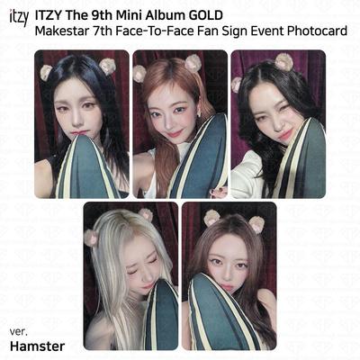 9th Mini Album GOLD Makestar 7th Fan Sign Event Benefit Photocard KPOP