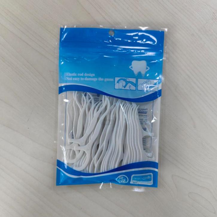Portable Disposable High-Elasticity Dental Floss Picks for Oral Care