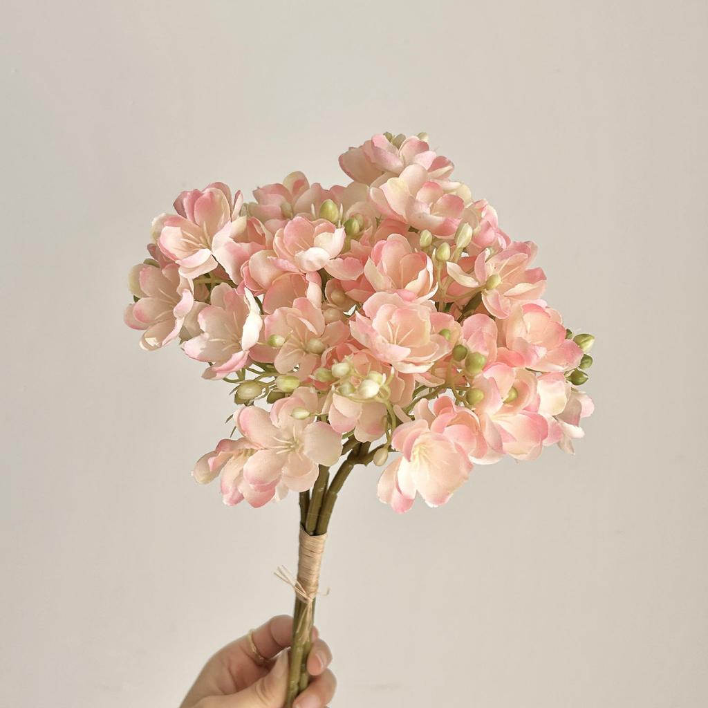 Fresh Style Jasmine Bouquet - Artificial Flower Arrangement for Living Room & Dining Table Decor