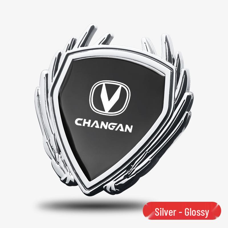 Metal Badge Side Window Logo Sticker for Changan CS75, Eado, CS55, and CS35 Plus Cars