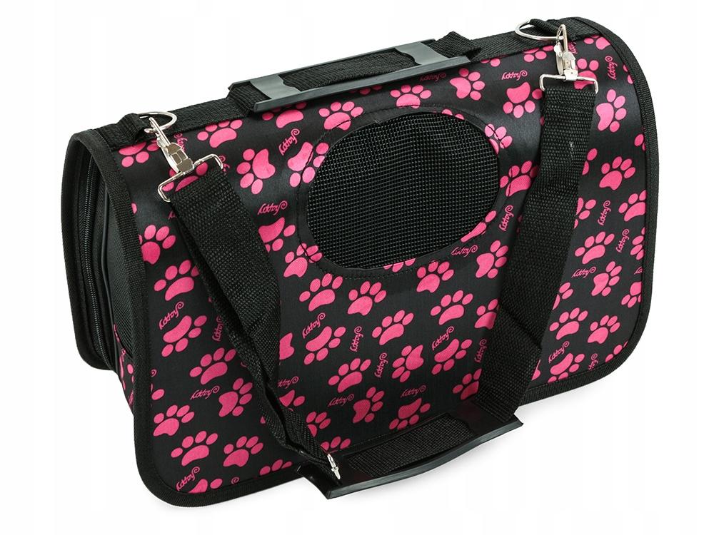 Dog Bag Dots Black Paws (75) Gab_A