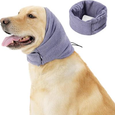 Dog Thunder Ear Muffs Calming Hoodie No Shake Ear Wraps for Hematoma Healing Light