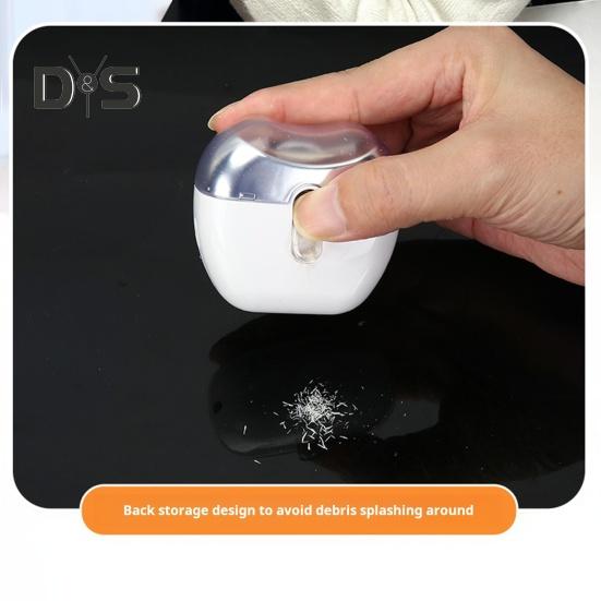 Elektrická kleštička na nehty s LED světlem 2-rychlostní nastavitelný typ C dobíjecí automatický pilník na nehty Baby Děti Dospělí Senioři Manikúra