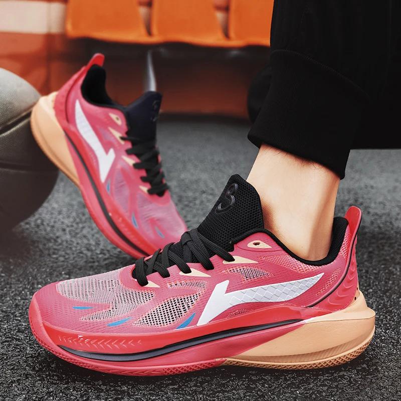 Luxury Sneakers Men Male Basketball Shoes Breathable High-top Sports Field Training Sneakers Teen Match Pro Basketball Boots