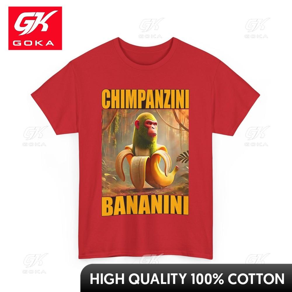 Chimpanzini Bananini Italian Brainrot Festival Indie Understated Tshirts Inspired Sunny Laidback Graphic Tee S