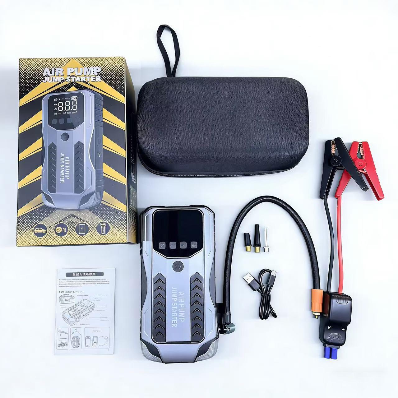 12V High Power Car Jump Starter & Power Bank Jump Starter & Air Pump