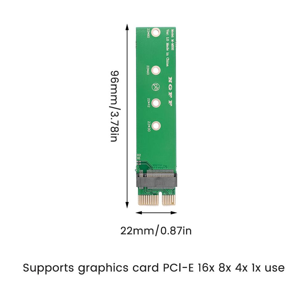 

PCIE NVME Adapter M2 PCI Express 3.0 X1 X4 X8 X16 Expansion Card Riser Converter Supports 2230 2242 2260 2280 M Key M.2 NVME SSD