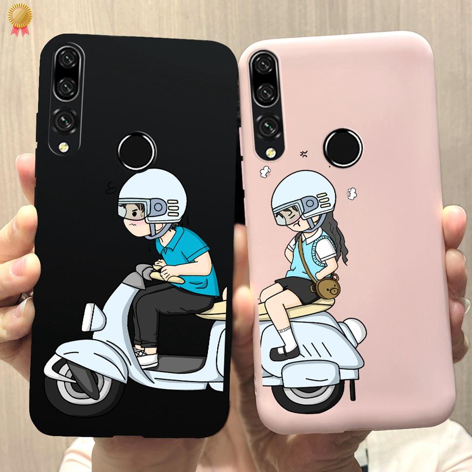For Honor 9X Pro RU Case Cute Cartoon Cool Black Pink Silicone Back Cover For Huawei Honor9X Honor 9X Pro 9XPro 4G Phone Case