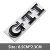 YKPSC1 3D Metal GTI Grill Emblem Badge Rear Trunk Decal Car Sticker for Volkswagen VW Golf 5 6 7 8 MK2 MK3 MK4 MK5 MK6 MK7 Accessories