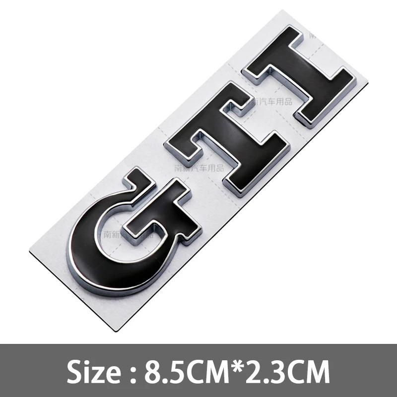 YKPSC1 3D Metal GTI Grill Emblem Badge Rear Trunk Decal Car Sticker for Volkswagen VW Golf 5 6 7 8 MK2 MK3 MK4 MK5 MK6 MK7 Accessories