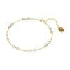 Swarovski Faux Crystal Bracelets Unisex Gold