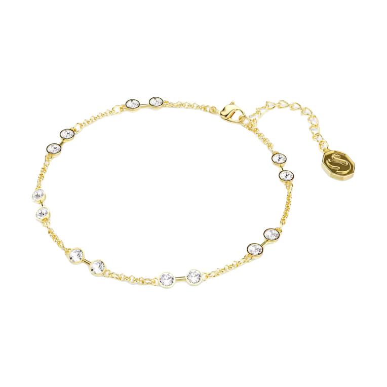 Swarovski Faux Crystal Bracelets Unisex Gold