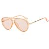 New Double Beam Fashion Sunglasses Men's and Women's Advanced Sense European and American Simple Casual Versatile UV Protection Sunglasses