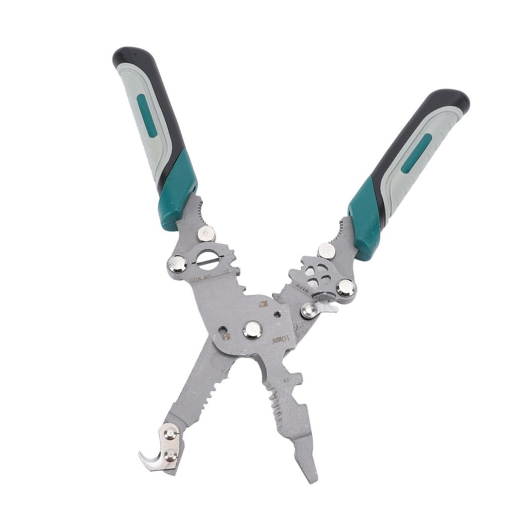Foldable Wire Stripping Pliers Cr V Steel Multifunctional Bent Nose Wire Stripper