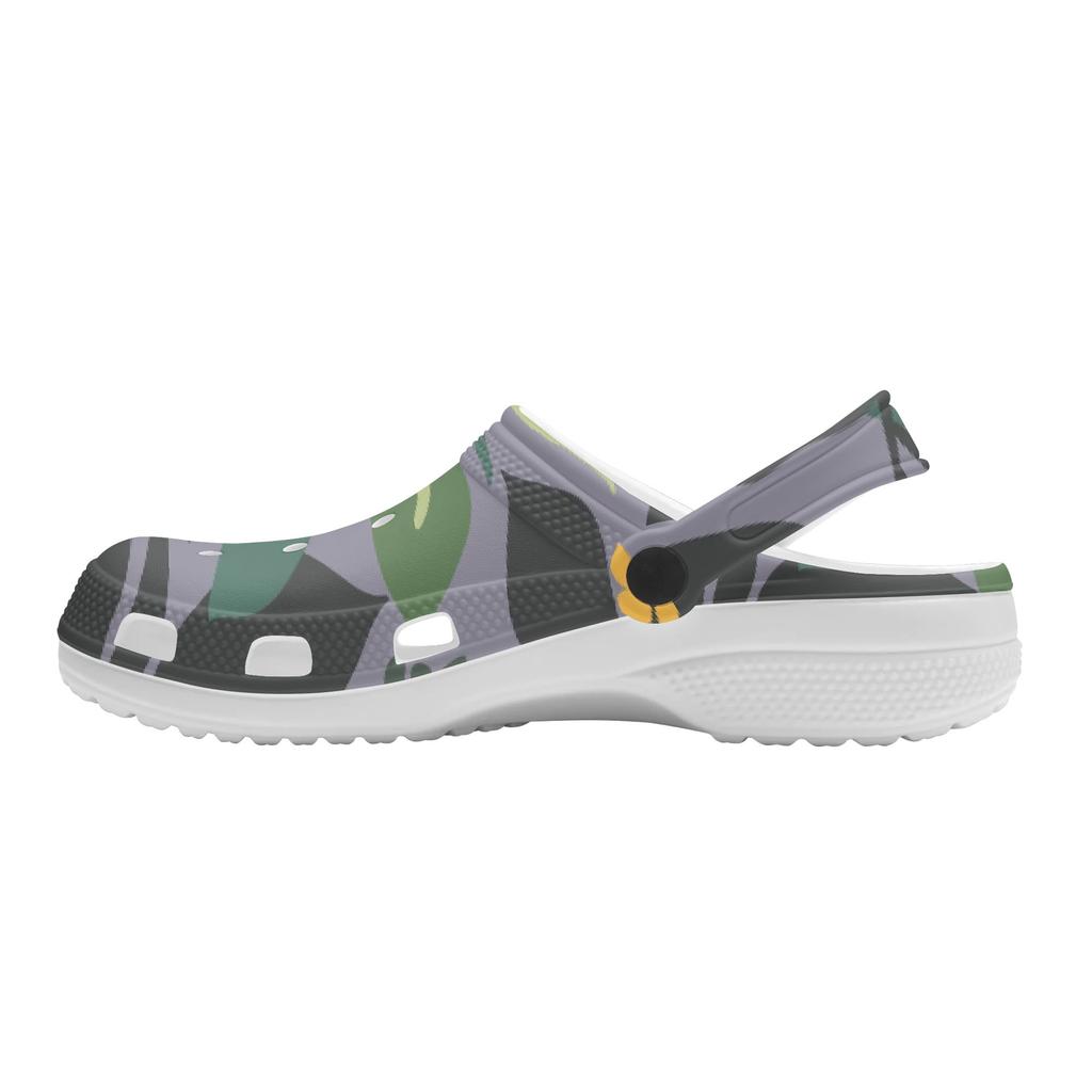 Cute Printed EVA Clogs for Women Men Flexible Lightweight Slip On Casual Shoes Soft Sole Summer Sandals Outdoor Indoor Daily Wear